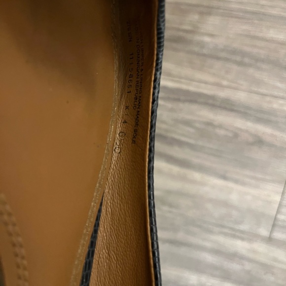 Tory Burch Navy Mini Miller Flats - Picture 2 of 8